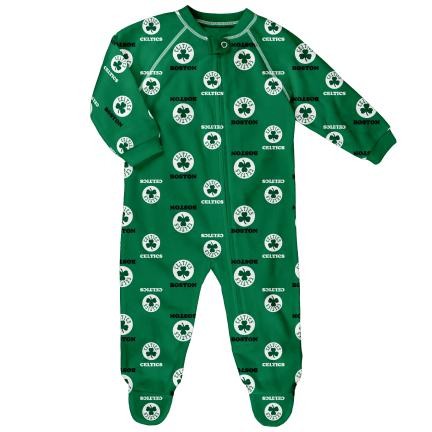 Raglan Zip Up Coverall Boston Celtics