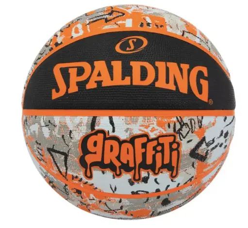 Spalding Graffiti Orange T5 Rubber