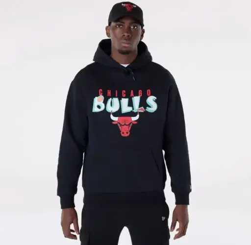 New Era NBA Graphic Hoodie Bulls 