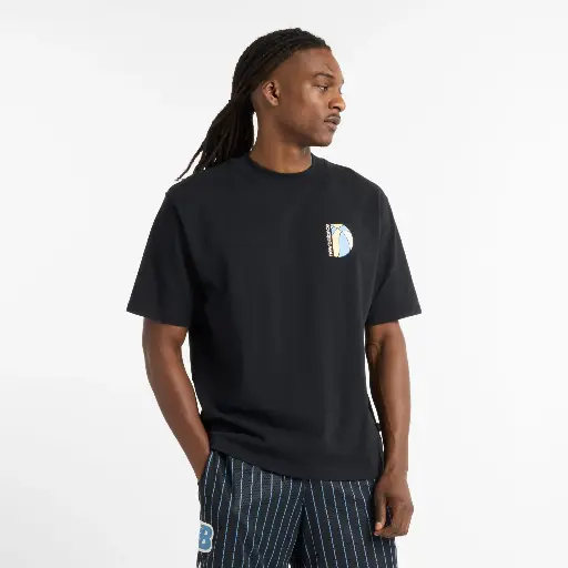 New Balance Hoops Mosaic Court Graphic Tee 