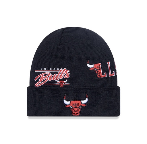 Multi Patch Beanie Chicago Bulls